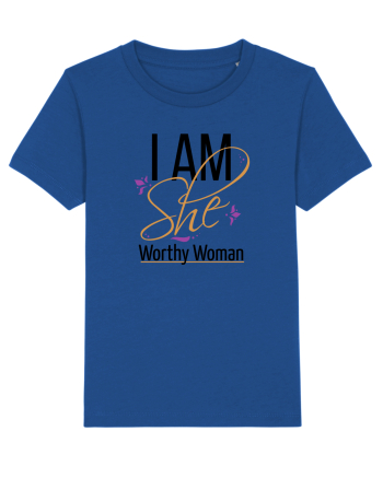 I AM SHE Worthy Woman Majorelle Blue