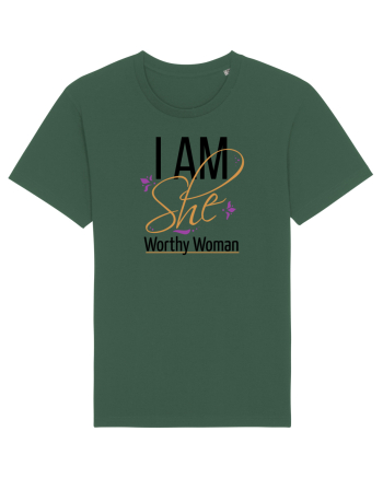 I AM SHE Worthy Woman Bottle Green