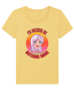 Anime Lover Tricou mânecă scurtă guler larg fitted Damă Expresser