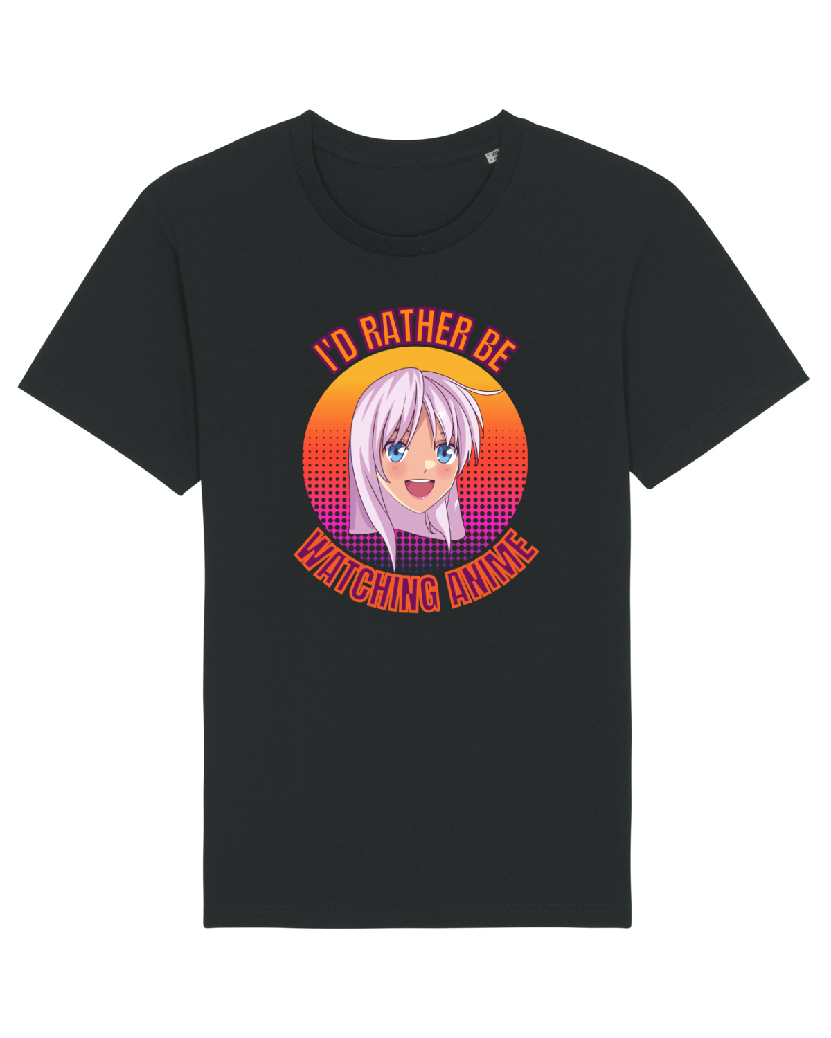 Tricou mânecă scurtă Unisex Rocker Black