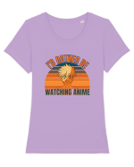 Anime Lover Tricou mânecă scurtă guler larg fitted Damă Expresser