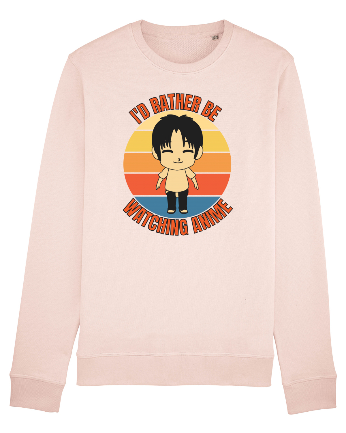 Bluză mânecă lungă Unisex Rise Candy Pink
