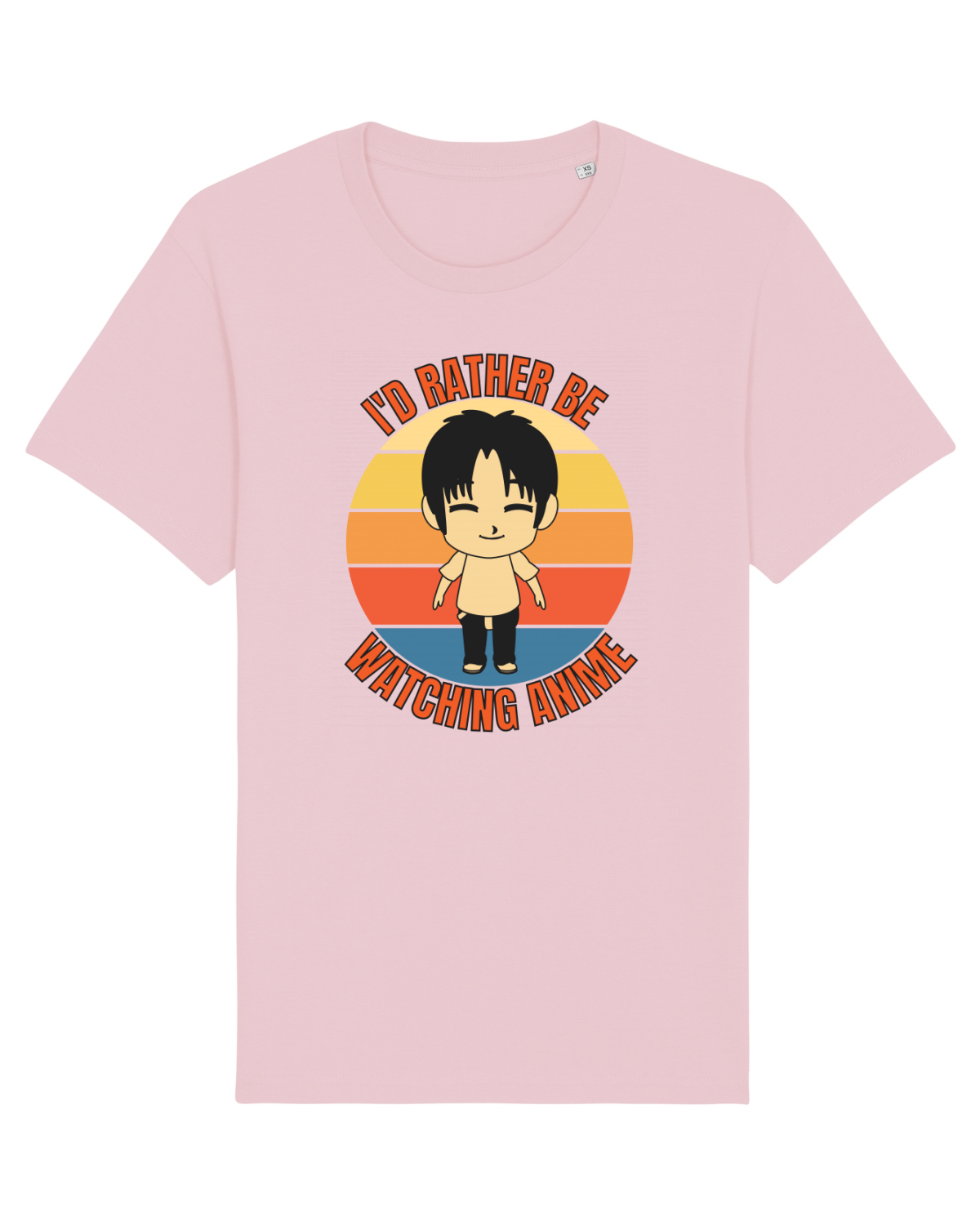 Tricou mânecă scurtă Unisex Rocker Cotton Pink
