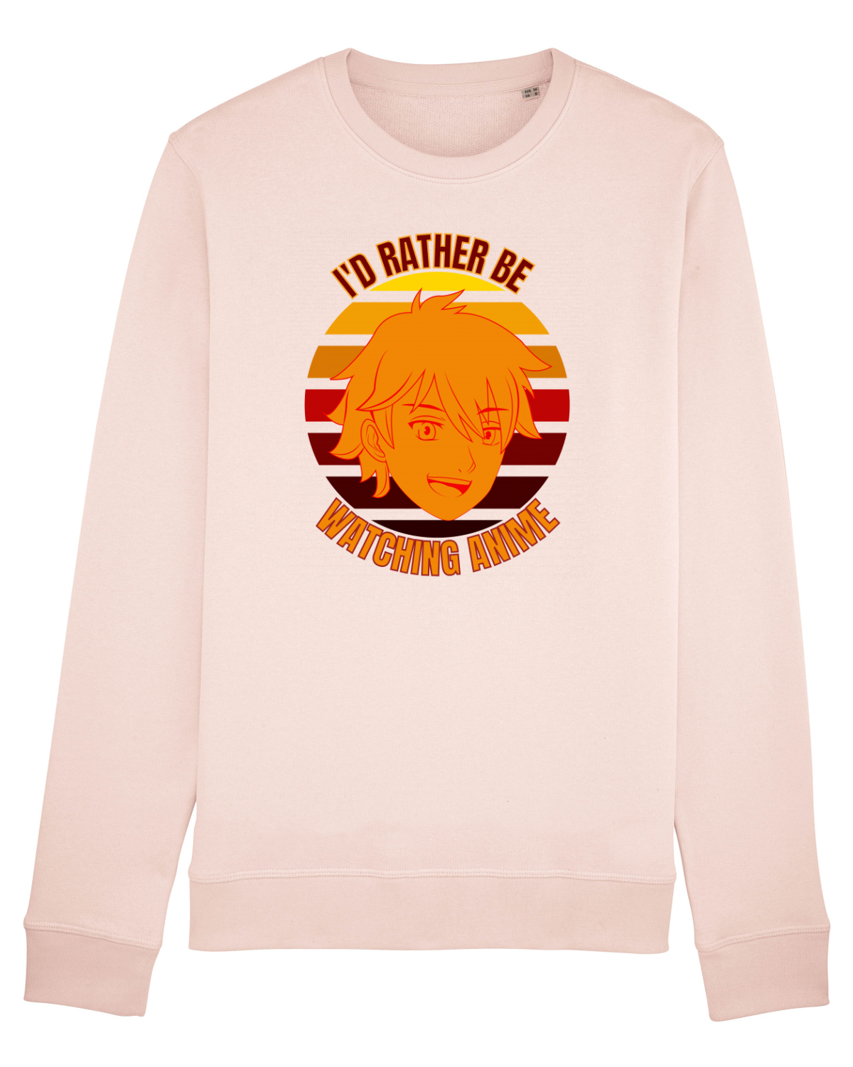 Bluză mânecă lungă Unisex Rise Candy Pink