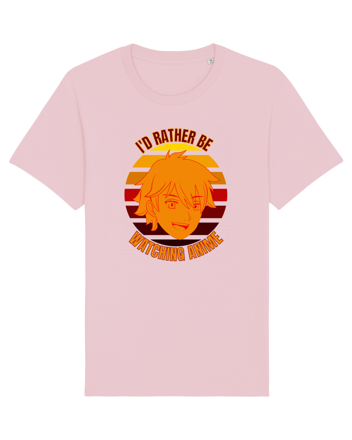 Tricou mânecă scurtă Unisex Rocker Cotton Pink