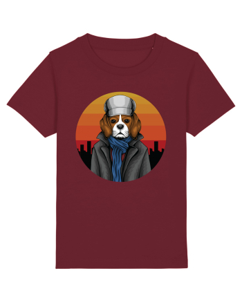 Detective Beagle Burgundy