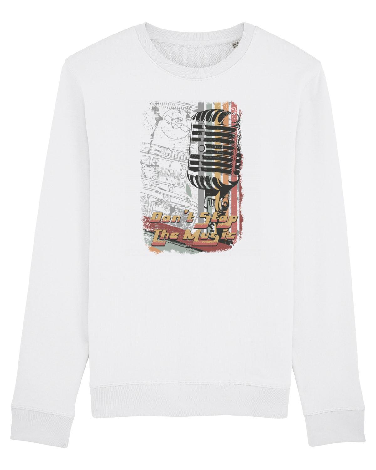 Bluză mânecă lungă Unisex Rise White