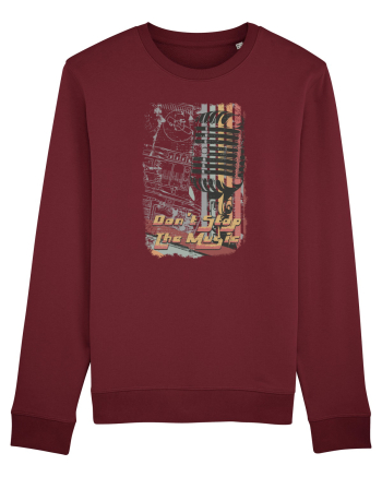 Don't Stop The Music Burgundy