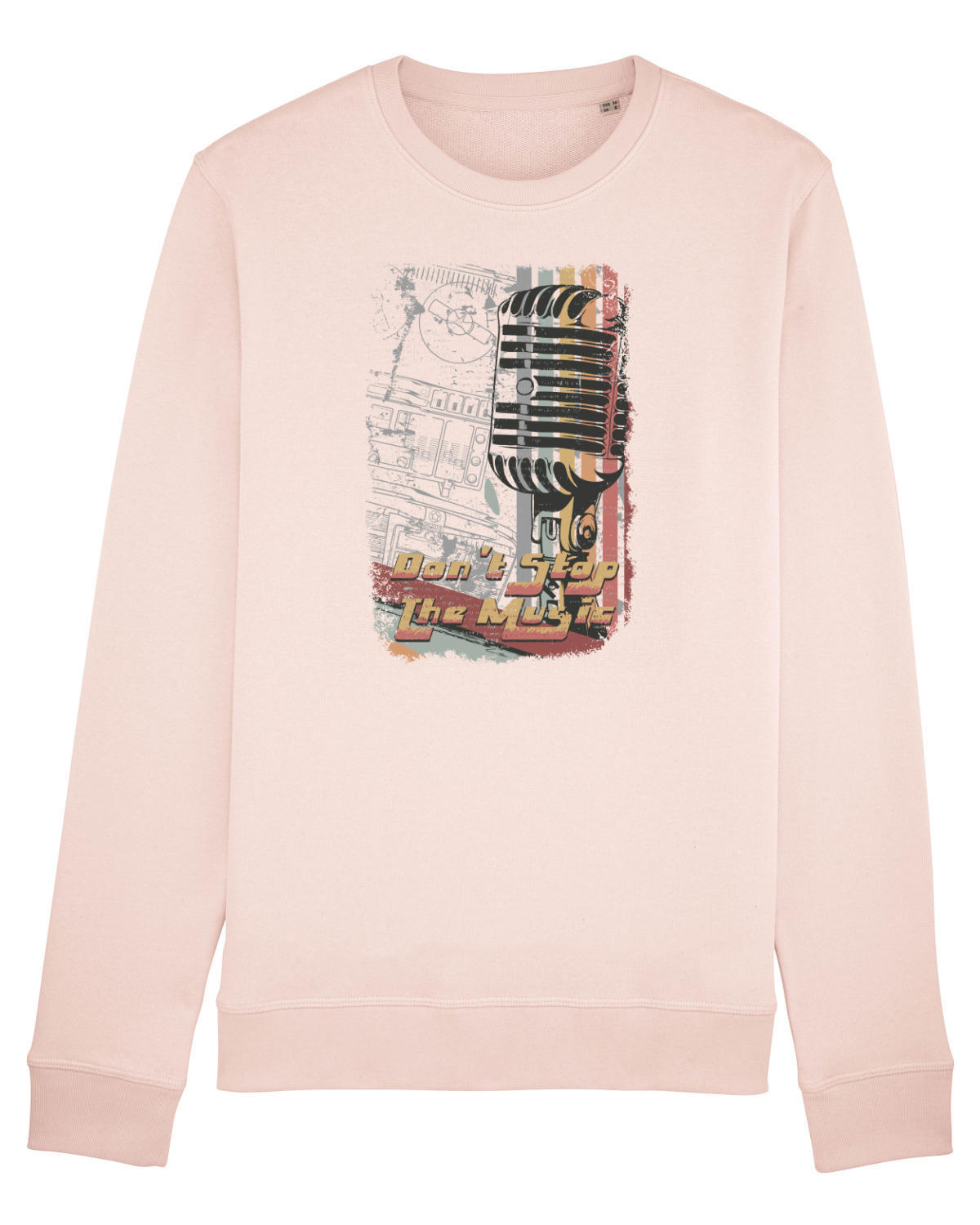 Bluză mânecă lungă Unisex Rise Candy Pink