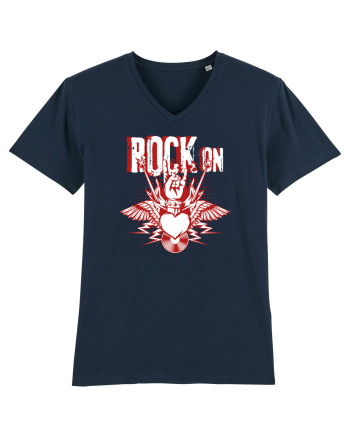 Rock Music Lover French Navy