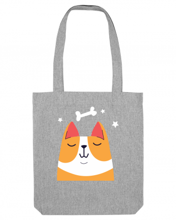 Dreaming Kawaii Dog Heather Grey