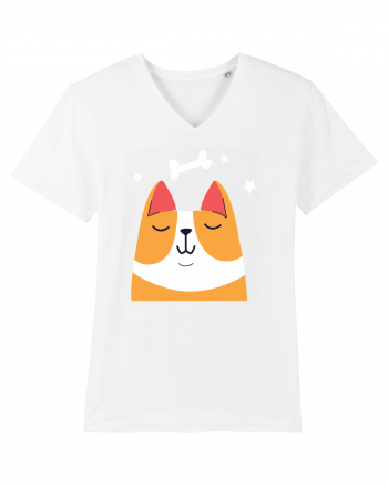 Dreaming Kawaii Dog White