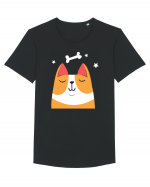 Dreaming Kawaii Dog Tricou mânecă scurtă guler larg Bărbat Skater