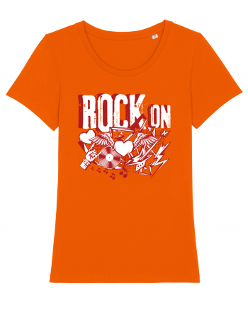 Rock Music Lover Bright Orange