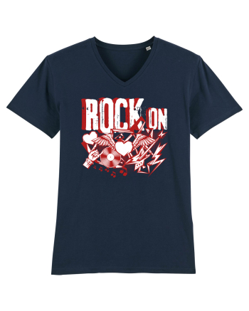 Rock Music Lover French Navy