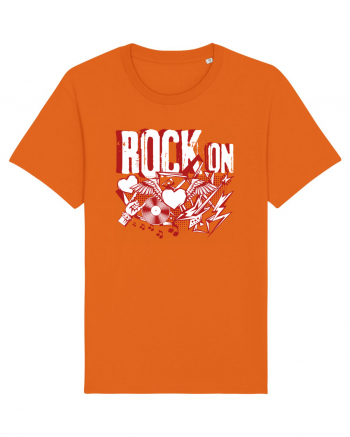 Rock Music Lover Bright Orange