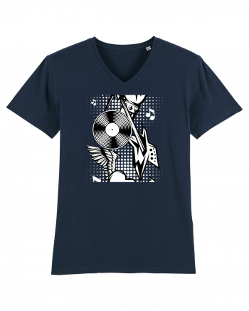 Rock Music Lover French Navy