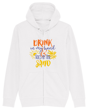 Drink In My Hand Toes In The Sand White