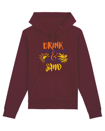 Drink In My Hand Toes In The Sand Burgundy