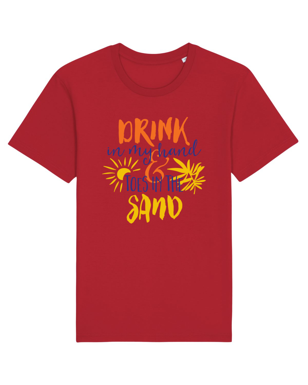 Tricou mânecă scurtă Unisex Rocker Red