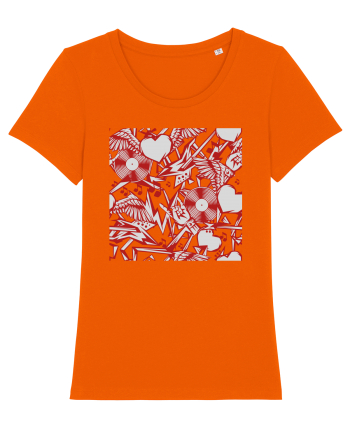 Rock Music Lover Bright Orange