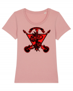 Rock Music Lover Tricou mânecă scurtă guler larg fitted Damă Expresser