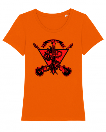 Rock Music Lover Bright Orange