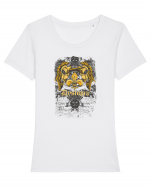 Dystopia Tricou mânecă scurtă guler larg fitted Damă Expresser