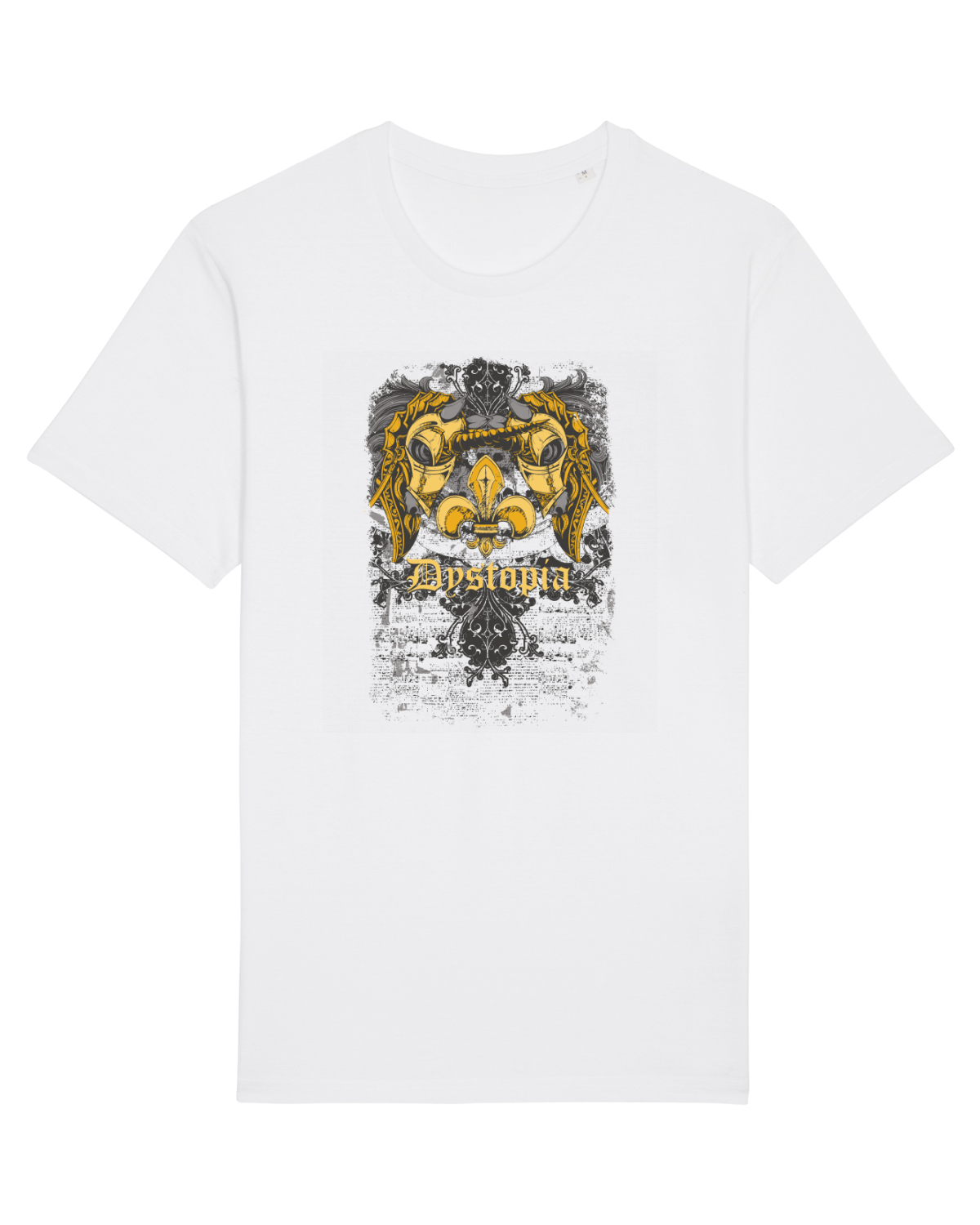 Tricou mânecă scurtă Unisex Rocker White