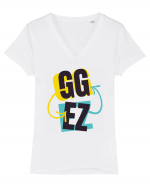 GG EZ / Good Game Easy Tricou mânecă scurtă guler V Damă Evoker