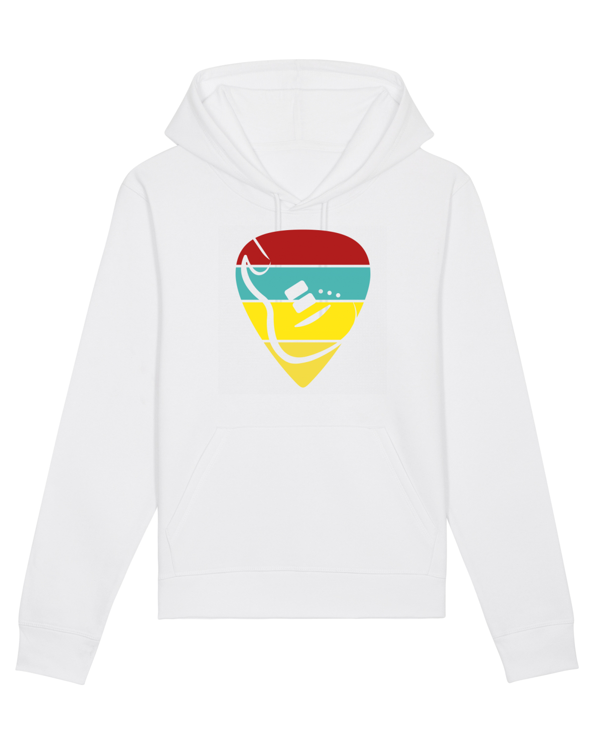 Hanorac Unisex Drummer White