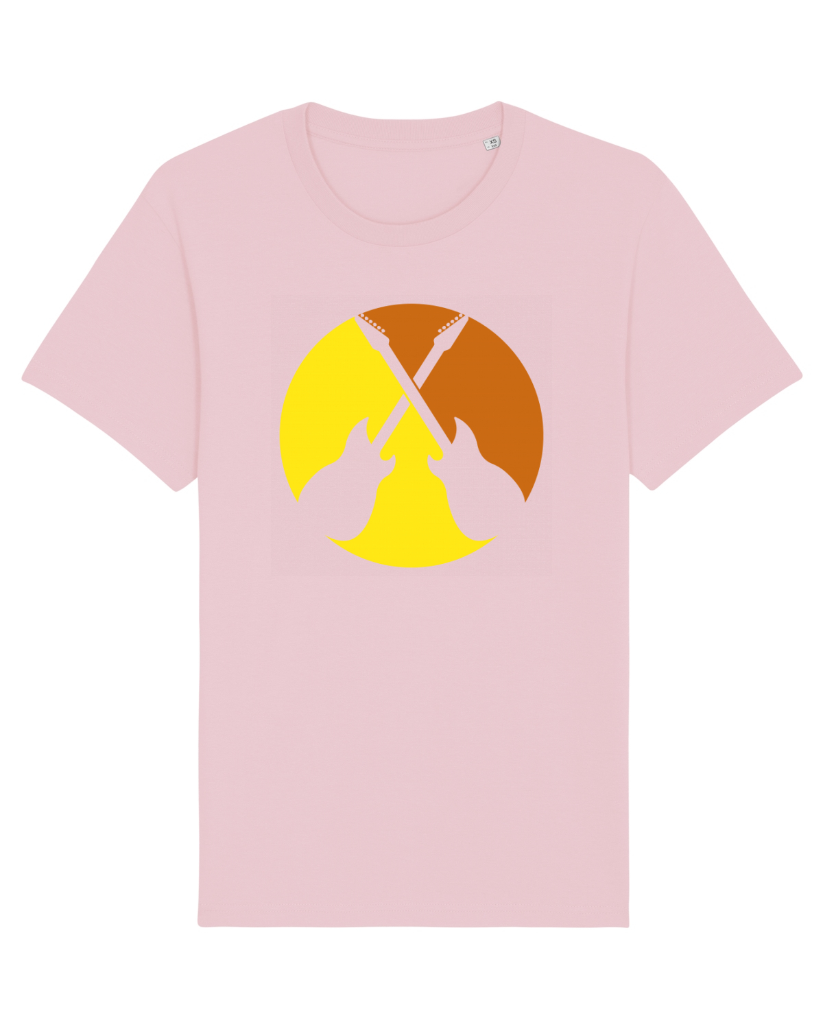 Tricou mânecă scurtă Unisex Rocker Cotton Pink