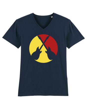 Rock Music Lover French Navy
