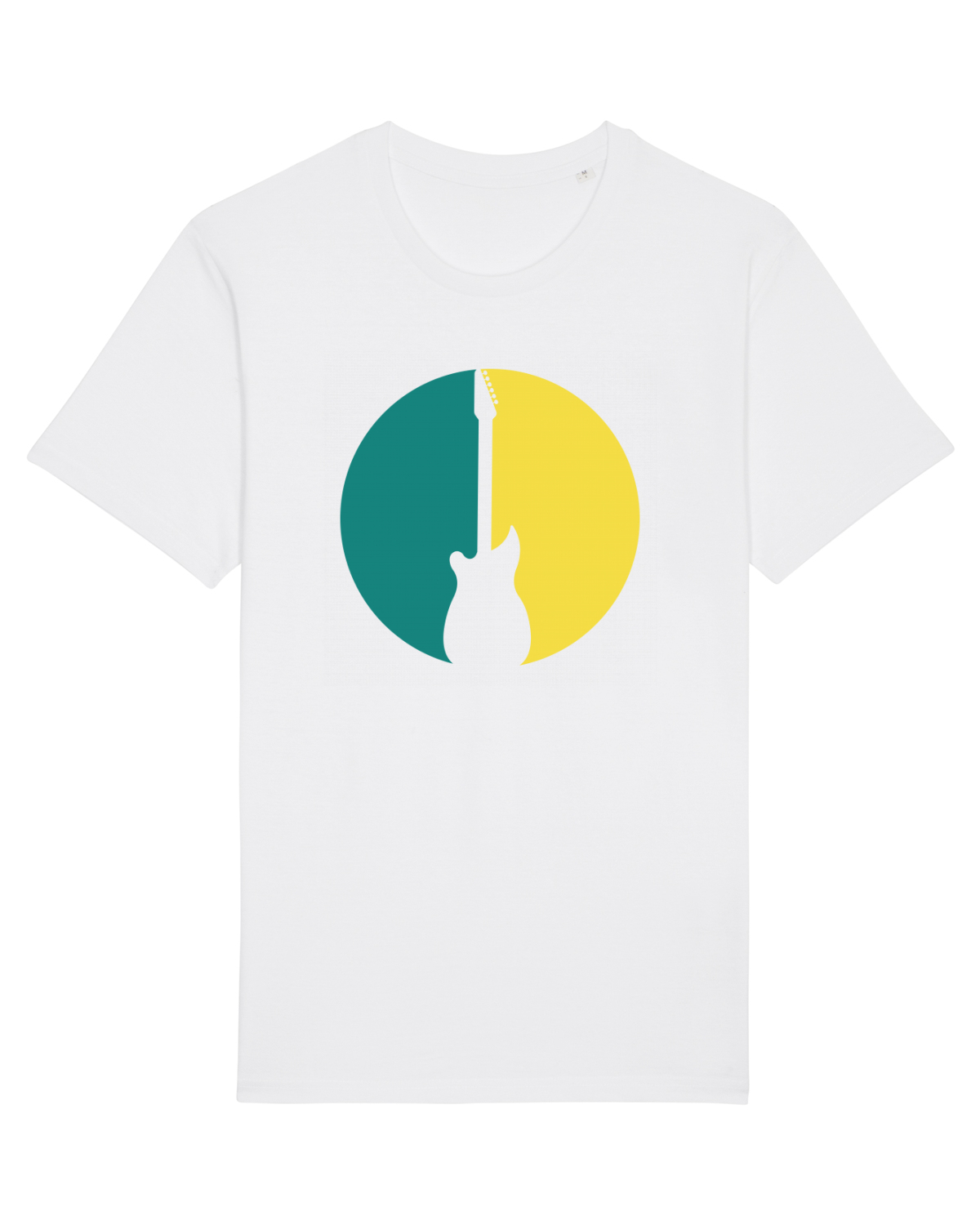 Tricou mânecă scurtă Unisex Rocker White