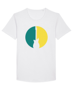 Rock Music Lover Tricou mânecă scurtă guler larg Bărbat Skater