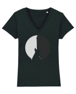 Rock Music Lover Tricou mânecă scurtă guler V Damă Evoker