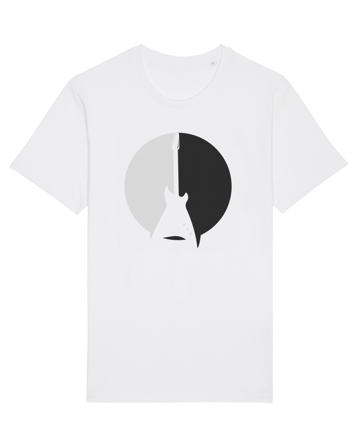 Tricou mânecă scurtă Unisex Rocker White
