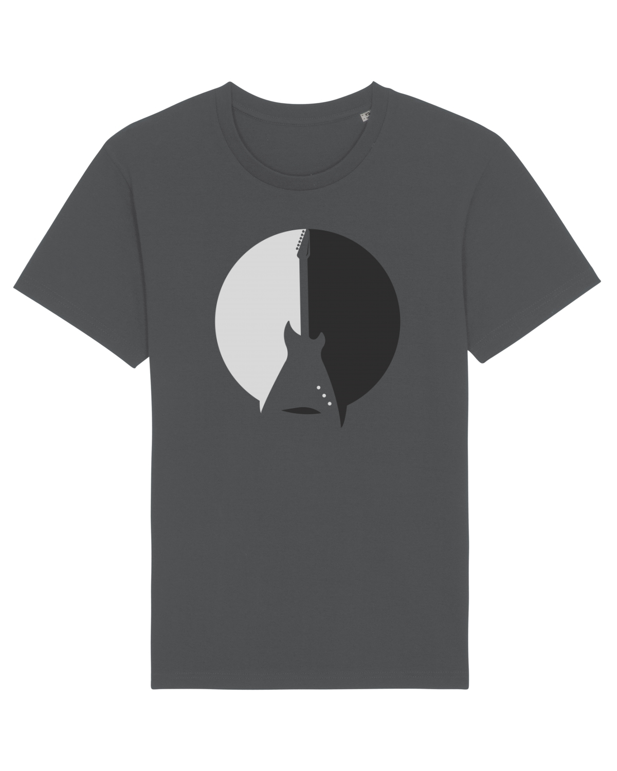 Tricou mânecă scurtă Unisex Rocker Anthracite