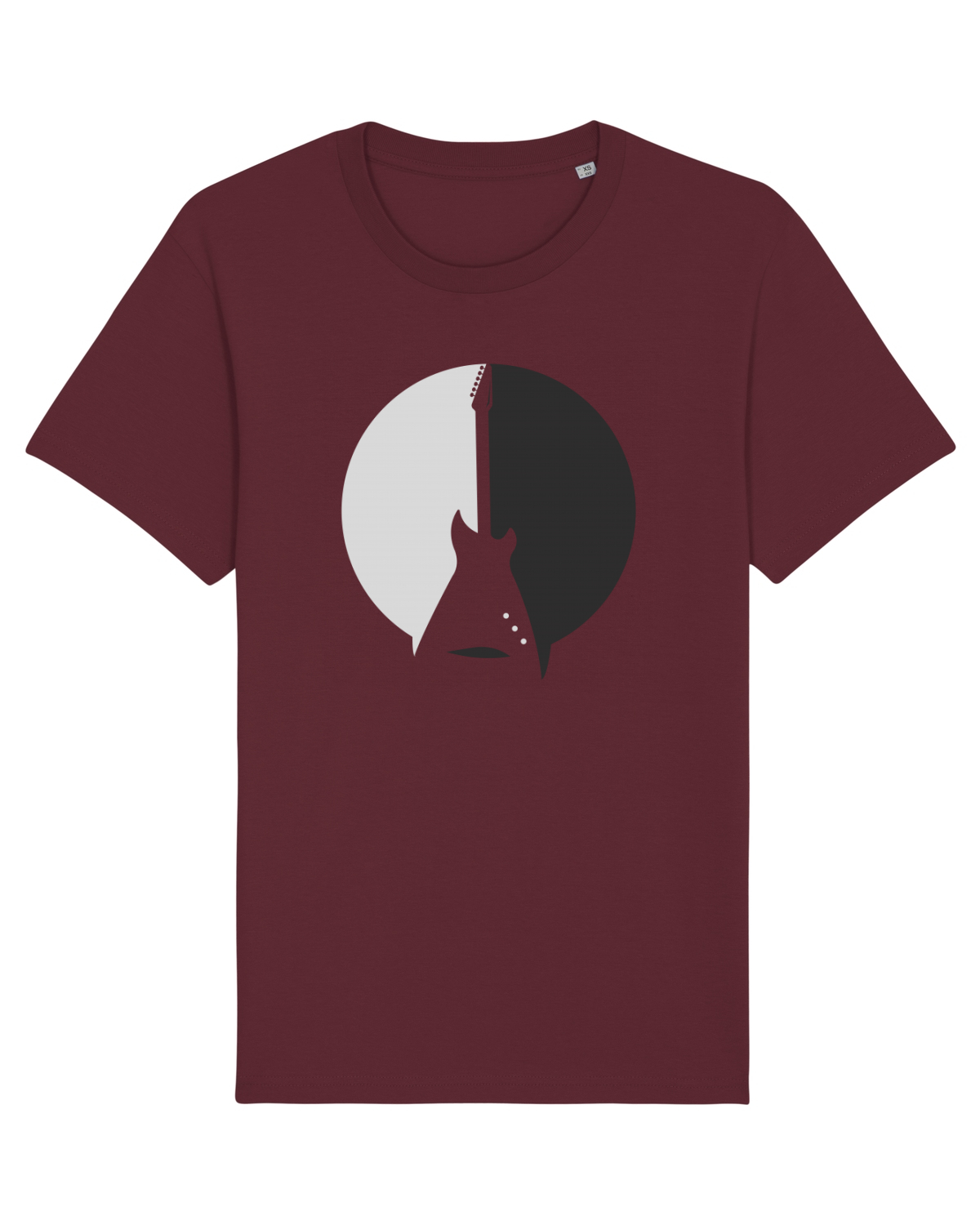 Tricou mânecă scurtă Unisex Rocker Burgundy
