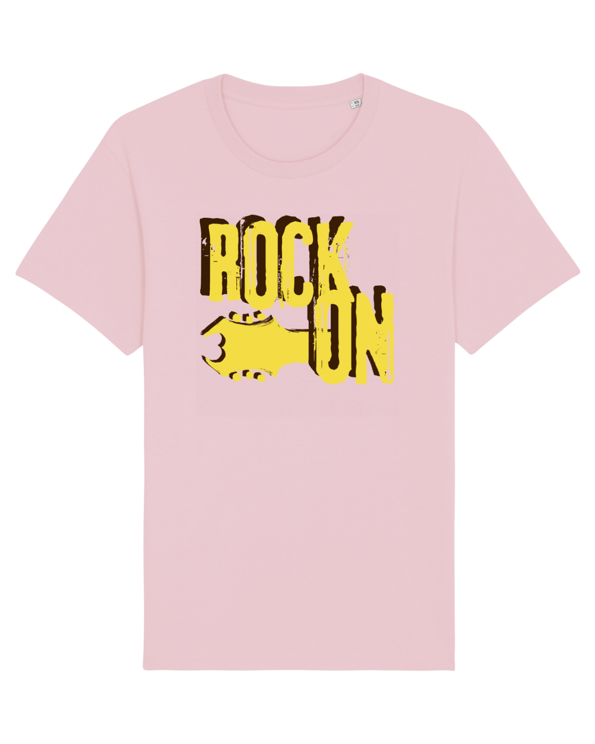 Tricou mânecă scurtă Unisex Rocker Cotton Pink