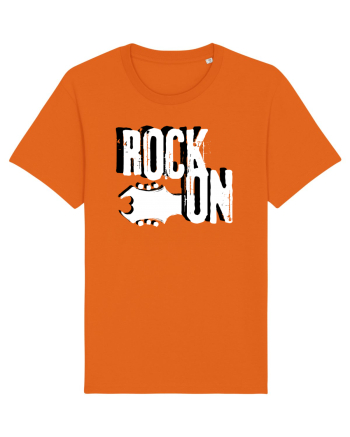 Rock Music Lover Bright Orange
