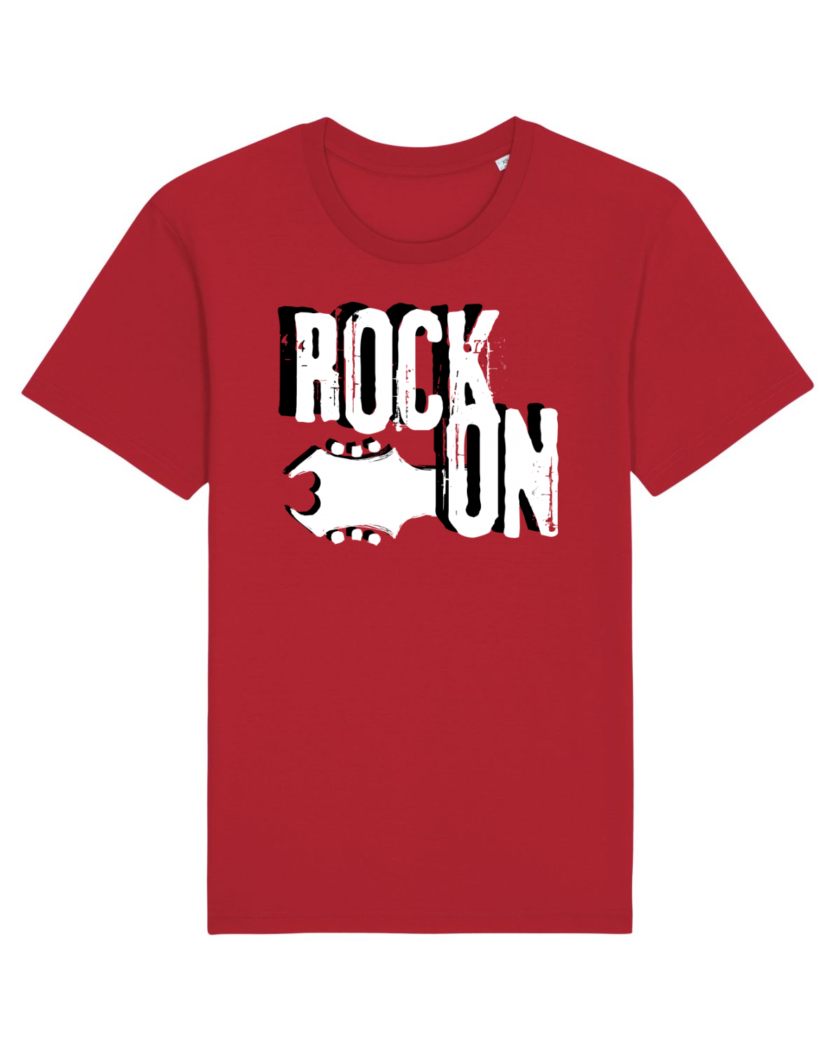 Tricou mânecă scurtă Unisex Rocker Red