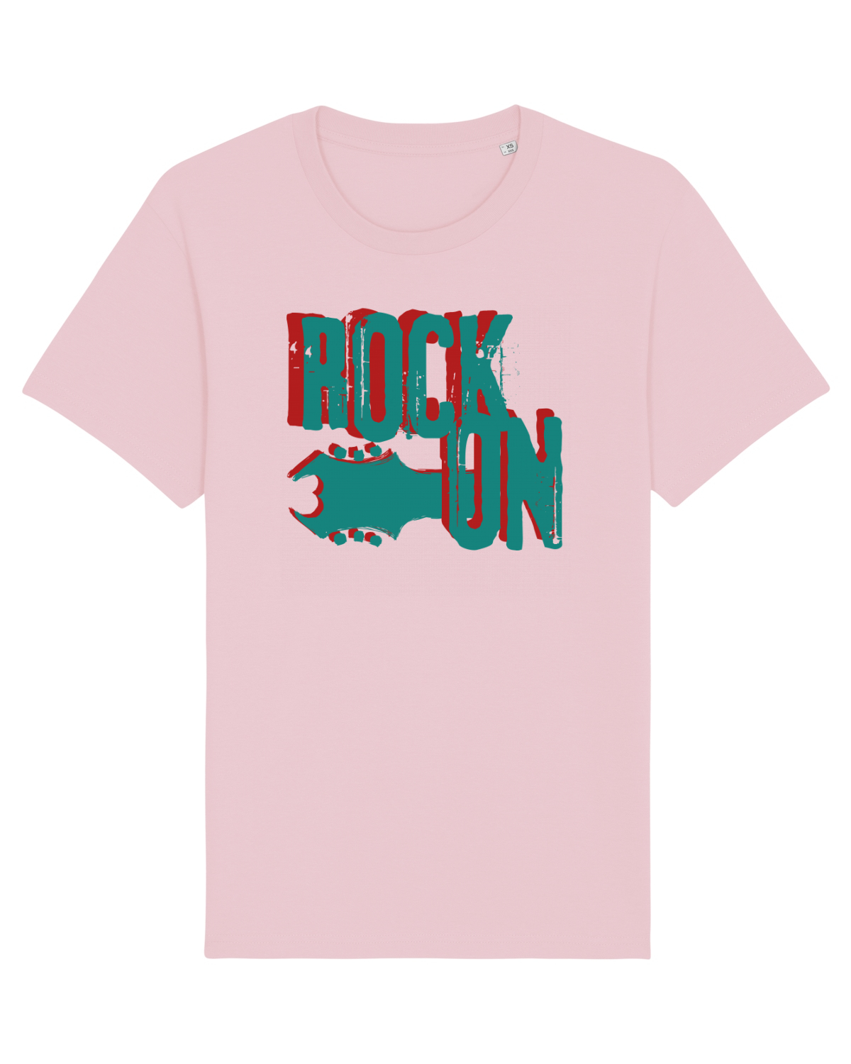 Tricou mânecă scurtă Unisex Rocker Cotton Pink