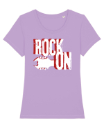 Rock Music Lover Tricou mânecă scurtă guler larg fitted Damă Expresser