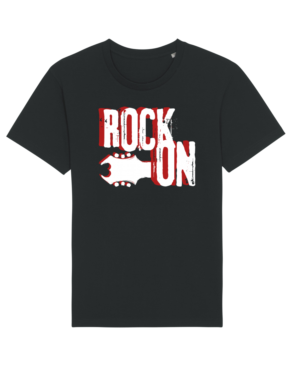 Tricou mânecă scurtă Unisex Rocker Black