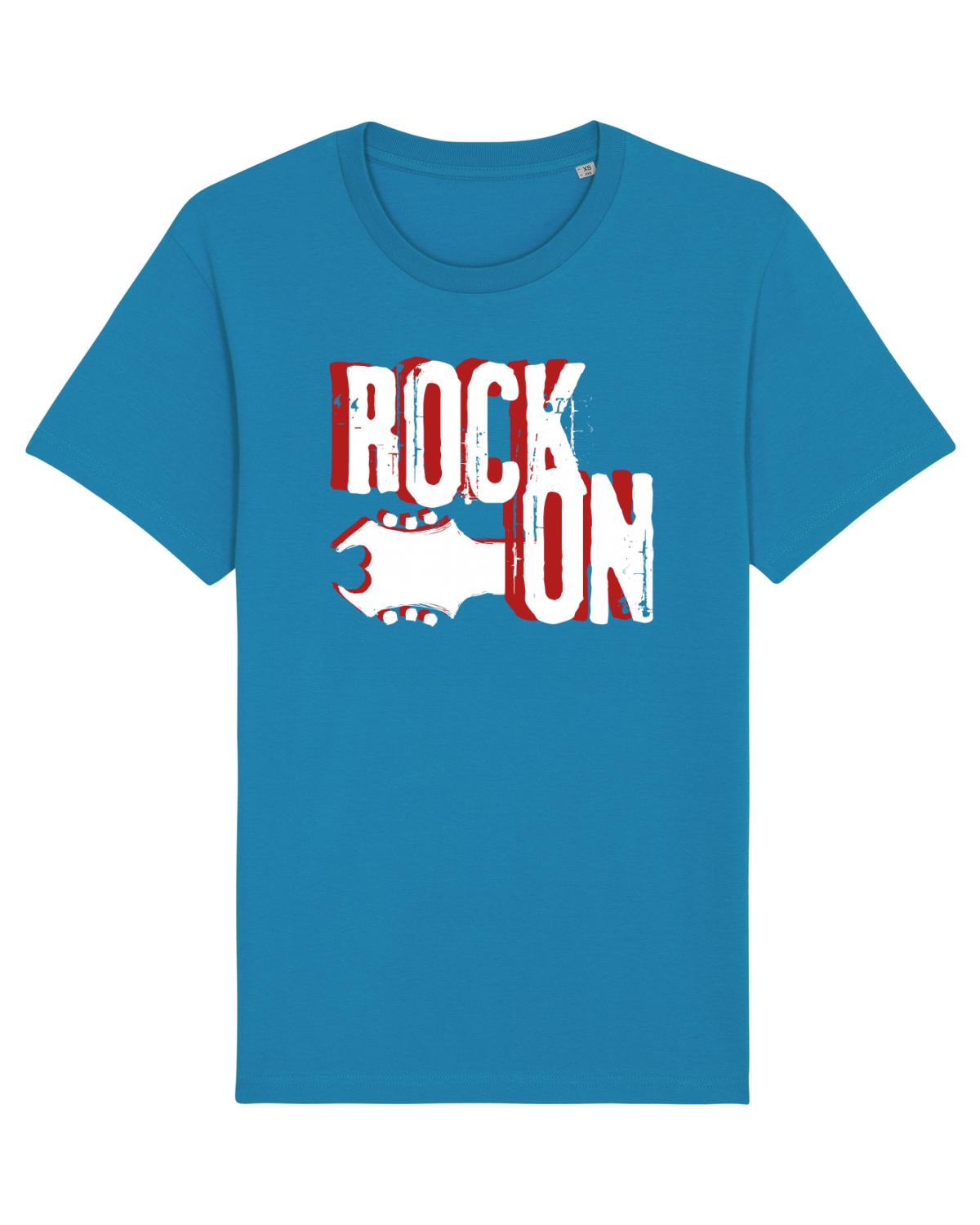 Tricou mânecă scurtă Unisex Rocker Azur