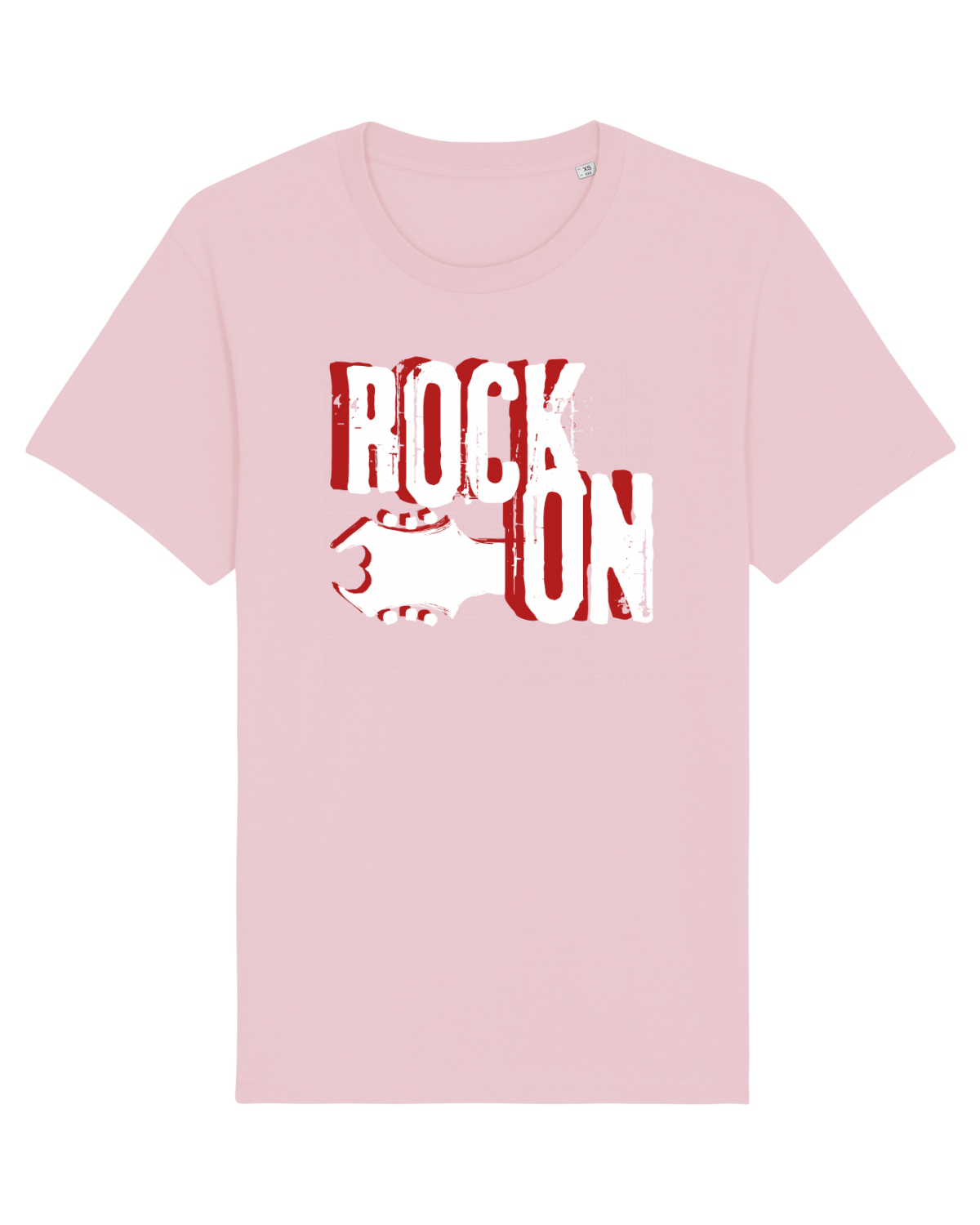 Tricou mânecă scurtă Unisex Rocker Cotton Pink