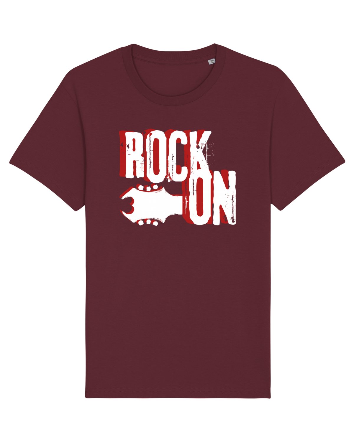 Tricou mânecă scurtă Unisex Rocker Burgundy