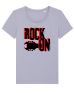 Rock Music Lover Tricou mânecă scurtă guler larg fitted Damă Expresser