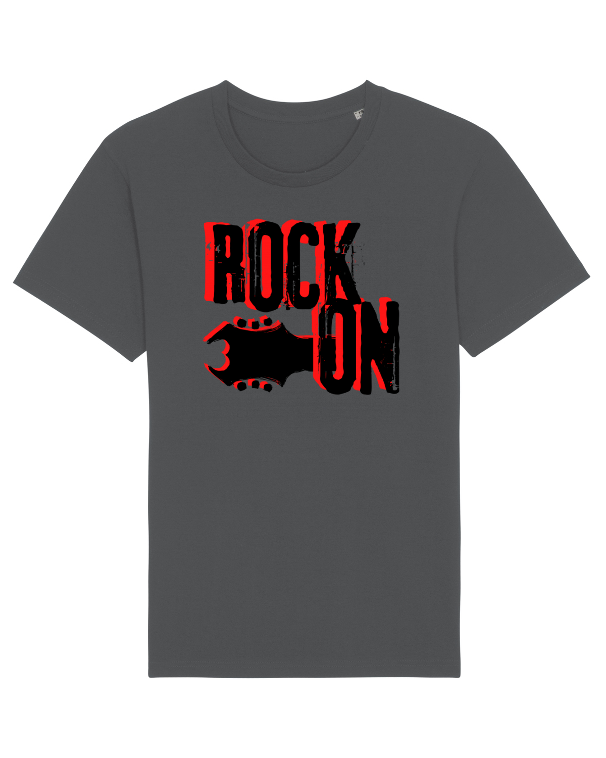 Tricou mânecă scurtă Unisex Rocker Anthracite